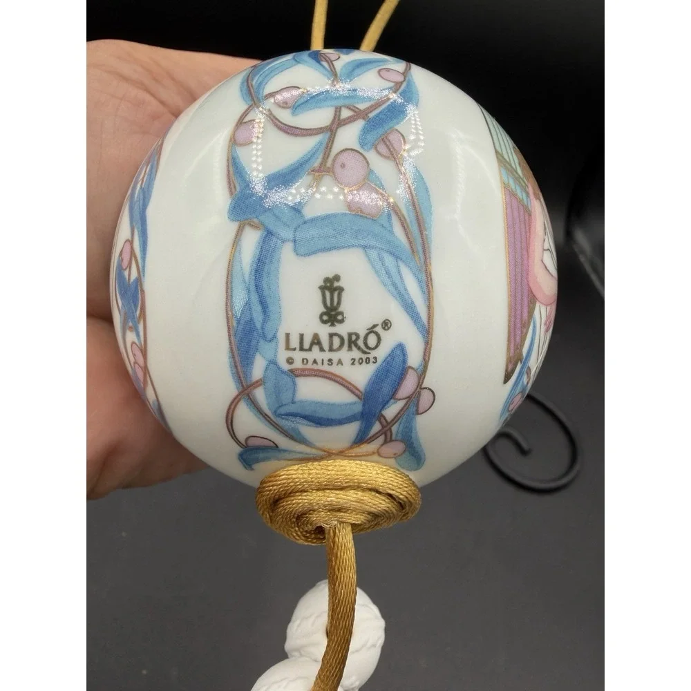 Lladro Angelic Wishes Ball Ornament 2003 🎶✨